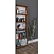 Ραφιέρα "MINIMAL" σε χρώμα σκούρο καρυδί 56x20x169 Ραφιέρα "MINIMAL" σε χρώμα σκούρο καρυδί 56x20x169