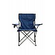 Πολυθρόνα camping πτυσσόμενη από μέταλλο/ύφασμα σε μπλε χρώμα 76x59x84