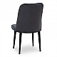 Καρέκλα "DIVINIA" από ξύλο/ύφασμα βελούδο σε χρώμα μαύρο 50x49x90