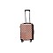 Βαλίτσα "ROADTRIP" από ABS σε χρώμα ροζ χρυσό 39x20x55