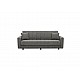 Καναπές-κρεβάτι τριθέσιος "BELLA" υφασμάτινος σε χρώμα γκρι 214x78x78