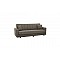 Καναπές-κρεβάτι τριθέσιος "BELLA" υφασμάτινος σε χρώμα μπεζ 214x78x78