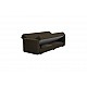Καναπές-κρεβάτι τριθέσιος "BELLA" υφασμάτινος σε χρώμα καφέ 214x78x78