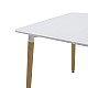 Τραπέζι "SNOW" επιφάνεια MDF λευκό 80x80x75εκ Τραπέζι "SNOW" επιφάνεια MDF λευκό 80x80x75εκ