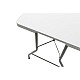 Τραπέζι-βαλίτσα "EVENT" catering πτυσσόμενο σε λευκό χρώμα 152x72x74