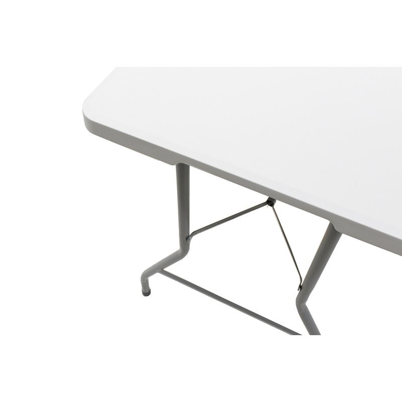Τραπέζι-βαλίτσα "EVENT" catering πτυσσόμενο σε λευκό χρώμα 180x72x74