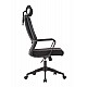 Πολυθρόνα γραφείου διευθυντή "SOFIA" με ύφασμα mesh χρώμα μαύρο 62x60x122/130
