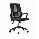Πολυθρόνα γραφείου εργασίας "STEVI PLUS" με ύφασμα mesh χρώμα μαύρο 55x59x94/102
