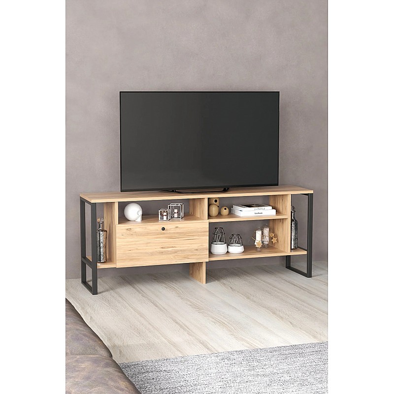 Έπιπλο τηλεόρασης "LEYLA" σε χρώμα atlantic pine 150x35x57