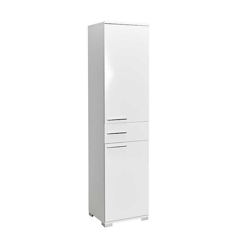 Ντουλάπι-στήλη "CΗΑDY" με συρτάρι λευκό gloss 45x40x187 Ντουλάπι-στήλη "CΗΑDY" με συρτάρι λευκό gloss 45x40x187