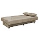 Kαναπές κρεβάτι Romy 3θέσιος ύφασμα μπεζ 190x90x80εκ