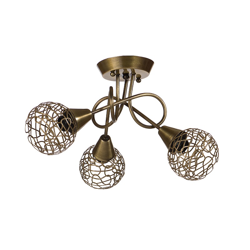 Φωτιστικό οροφής ''CAROLINA MULTI'' bronze-οξυντέ 3φωτο Φ50 Ε27 Φωτιστικό οροφής ''CAROLINA MULTI'' bronze-οξυντέ 3φωτο Φ50 Ε27