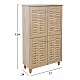 Παπουτσοθήκη-ντουλάπι REAL χρώμα sonoma 77x34x123 Παπουτσοθήκη-ντουλάπι REAL χρώμα sonoma 77x34x123