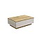Τραπέζι σαλονιού "VIANA" σε atlantic pine/λευκό χρώμα 90x60x32