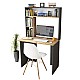 Γραφείο με ραφιέρα "VIANA" σε χρώμα atlantic pine/ανθρακί 90x52x148 Γραφείο με ραφιέρα "VIANA" σε χρώμα atlantic pine/ανθρακί 90x52x148