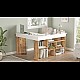 Γραφείο γωνιακό "VIANA" σε χρώμα atlantic pine/λευκό 120x129x72 Γραφείο γωνιακό "VIANA" σε χρώμα atlantic pine/λευκό 120x129x72
