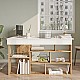Γραφείο γωνιακό "VIANA" σε χρώμα atlantic pine/λευκό 120x129x72 Γραφείο γωνιακό "VIANA" σε χρώμα atlantic pine/λευκό 120x129x72