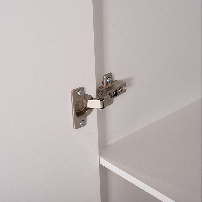 Ντουλάπα ρούχων δίφυλλη REAL χρώμα λευκό 60x42x180 Ντουλάπα ρούχων δίφυλλη REAL χρώμα λευκό 60x42x180