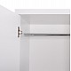 Ντουλάπα ρούχων δίφυλλη REAL χρώμα λευκό 60x42x180 Ντουλάπα ρούχων δίφυλλη REAL χρώμα λευκό 60x42x180