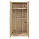 Ντουλάπα ρούχων δίφυλλη REAL χρώμα sonoma 80x42.5x180.5 Ντουλάπα ρούχων δίφυλλη REAL χρώμα sonoma 80x42.5x180.5