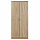Ντουλάπα ρούχων δίφυλλη REAL χρώμα sonoma 80x42.5x180.5 Ντουλάπα ρούχων δίφυλλη REAL χρώμα sonoma 80x42.5x180.5