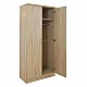 Ντουλάπα ρούχων δίφυλλη REAL χρώμα sonoma 80x42.5x180.5 Ντουλάπα ρούχων δίφυλλη REAL χρώμα sonoma 80x42.5x180.5