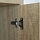 Ντουλάπα ρούχων δίφυλλη REAL χρώμα sonoma 80x42.5x180.5 Ντουλάπα ρούχων δίφυλλη REAL χρώμα sonoma 80x42.5x180.5