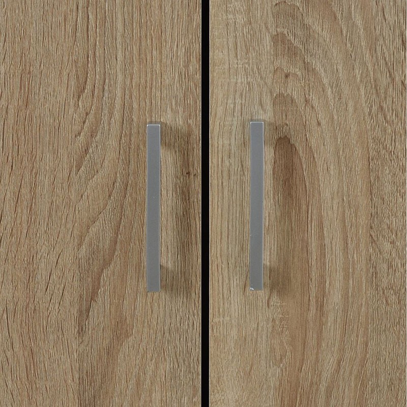 Ντουλάπα ρούχων δίφυλλη REAL χρώμα sonoma 80x42.5x180.5 Ντουλάπα ρούχων δίφυλλη REAL χρώμα sonoma 80x42.5x180.5