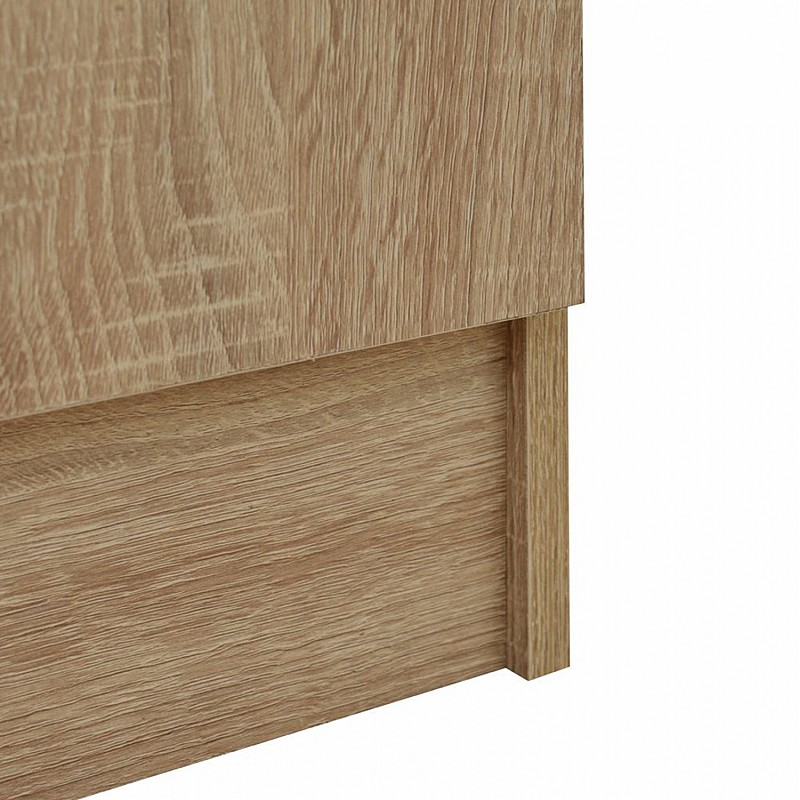 Ντουλάπα ρούχων δίφυλλη REAL χρώμα sonoma 80x42.5x180.5 Ντουλάπα ρούχων δίφυλλη REAL χρώμα sonoma 80x42.5x180.5