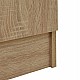 Ντουλάπα ρούχων δίφυλλη REAL χρώμα sonoma 80x42.5x180.5 Ντουλάπα ρούχων δίφυλλη REAL χρώμα sonoma 80x42.5x180.5