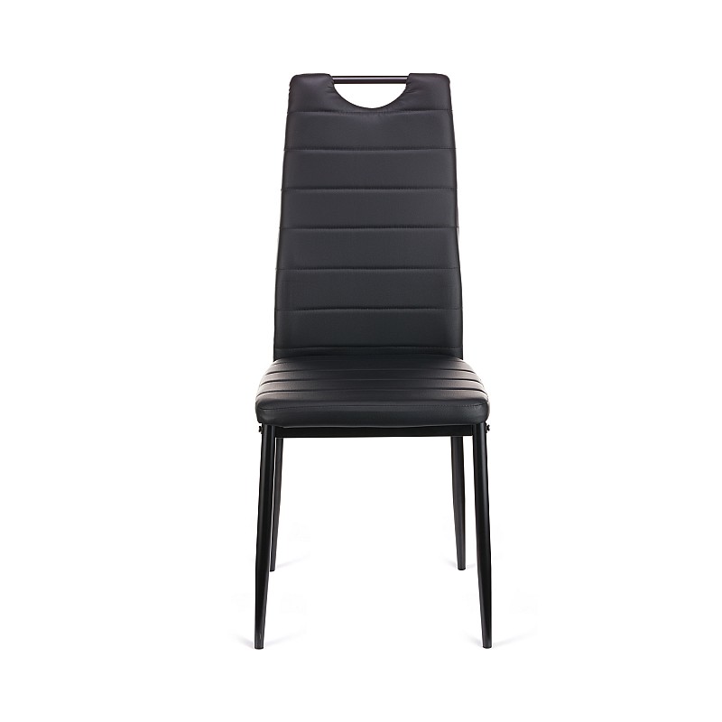 Καρέκλα Tonia PU μαύρο-πόδι μαύρο 52x43x96