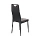 Καρέκλα Tonia PU μαύρο-πόδι μαύρο 52x43x96