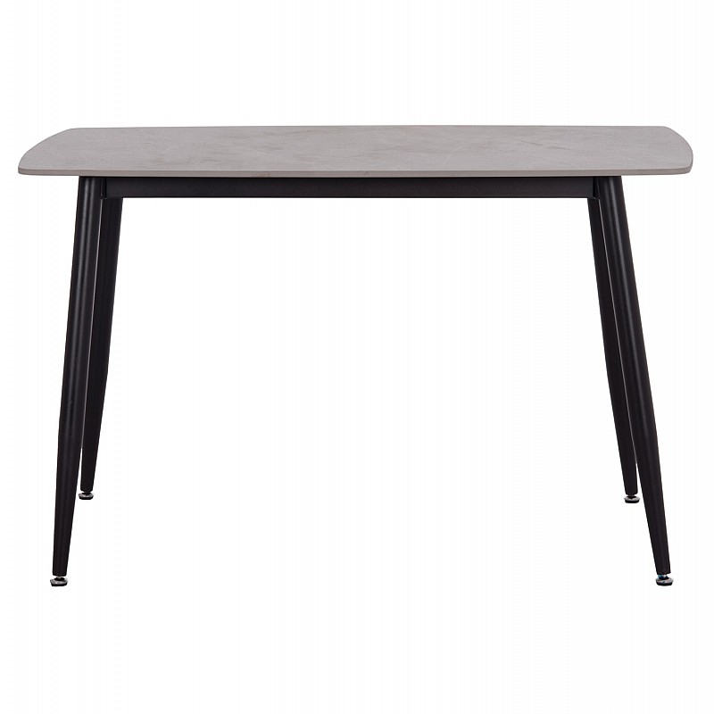 Τραπέζι Rav γκρι μαρμάρου sintered stone-μαύρο μέταλλο 120x70x75 Τραπέζι Rav γκρι μαρμάρου sintered stone-μαύρο μέταλλο 120x70x75