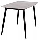 Τραπέζι Rav γκρι μαρμάρου sintered stone-μαύρο μέταλλο 120x70x75 Τραπέζι Rav γκρι μαρμάρου sintered stone-μαύρο μέταλλο 120x70x75