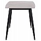 Τραπέζι Rav γκρι μαρμάρου sintered stone-μαύρο μέταλλο 120x70x75 Τραπέζι Rav γκρι μαρμάρου sintered stone-μαύρο μέταλλο 120x70x75