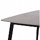 Τραπέζι Rav γκρι μαρμάρου sintered stone-μαύρο μέταλλο 120x70x75 Τραπέζι Rav γκρι μαρμάρου sintered stone-μαύρο μέταλλο 120x70x75