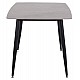 Τραπέζι Rav γκρι μαρμάρου sintered stone-μαύρο μέταλλο 140x80x75 Τραπέζι Rav γκρι μαρμάρου sintered stone-μαύρο μέταλλο 140x80x75