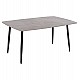 Τραπέζι Rav γκρι μαρμάρου sintered stone-μαύρο μέταλλο 160x90x75 Τραπέζι Rav γκρι μαρμάρου sintered stone-μαύρο μέταλλο 160x90x75