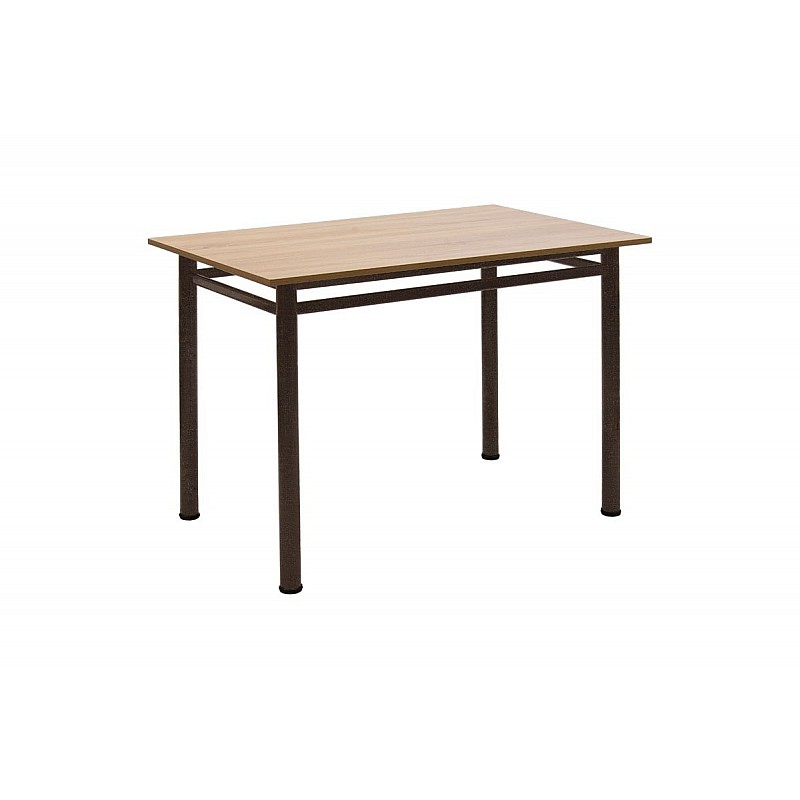 Τραπέζι "DINNER" σε δρυς/καφέ χρώμα 100x60x77