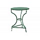 Τραπέζι "ΚΙΜΩΛΟΣ" από μέταλλο σε πράσινο χρώμα Φ58x72