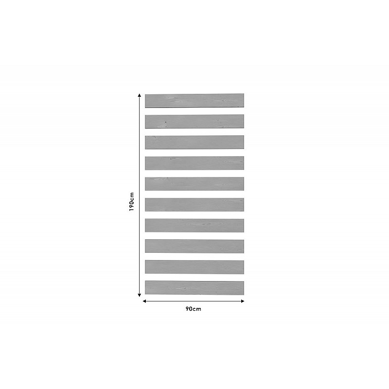 Τάβλες κρεβατιού από φυσικό ξύλο 90x190