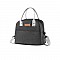 Τσάντα "TASTY" ισοθερμική από ύφασμα σε μαύρο χρώμα 23x16x29
