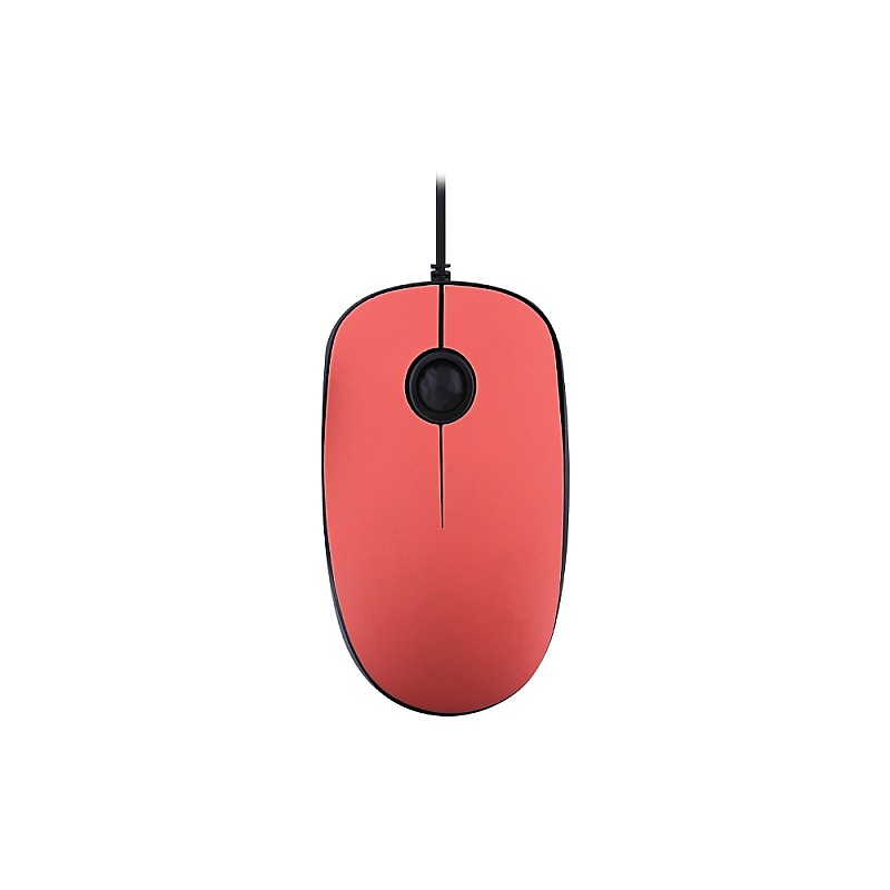 Ποντίκι ενσύρματο USB-A και USB-C MUSUNSETRD TNB κόκκινο
