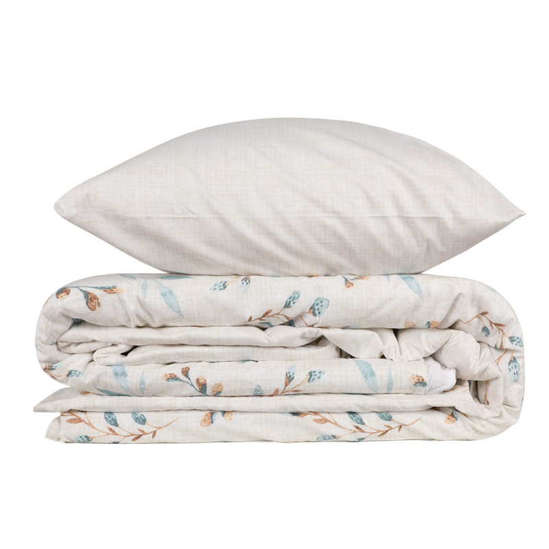 Σετ παπλωματοθήκη Lendell Cotton Box 3 τμχ Μονή (160x220) χρώμα μέντα - λευκό Σετ παπλωματοθήκη Lendell Cotton Box 3 τμχ Μονή (160x220) χρώμα μέντα - λευκό