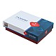 Σετ παπλωματοθήκη Stark Cotton Box 4 τμχ Διπλή (200x220) χρώμα cinnamon - μπλε Σετ παπλωματοθήκη Stark Cotton Box 4 τμχ Διπλή (200x220) χρώμα cinnamon - μπλε