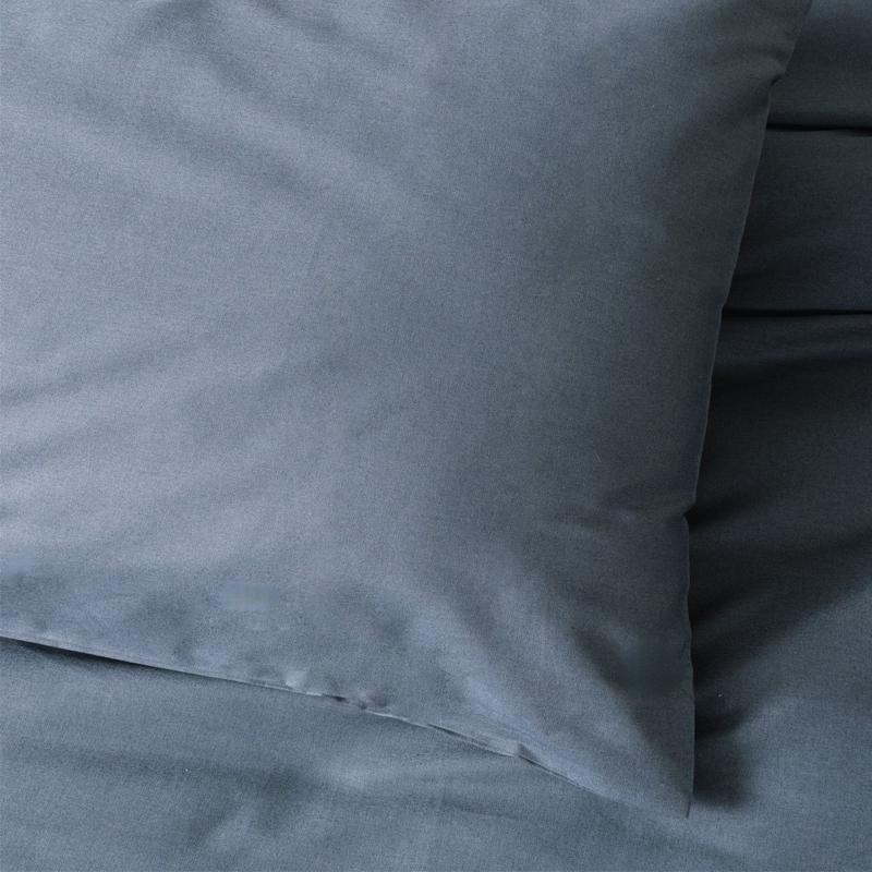 Σετ παπλωματοθήκη Plain Cotton Box 4 τμχ Διπλή (200x220) χρώμα ανθρακί Σετ παπλωματοθήκη Plain Cotton Box 4 τμχ Διπλή (200x220) χρώμα ανθρακί