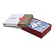 Σετ παπλωματοθήκη Cleo Cotton Box 4 τμχ Διπλή (200x220) χρώμα μπλε Σετ παπλωματοθήκη Cleo Cotton Box 4 τμχ Διπλή (200x220) χρώμα μπλε