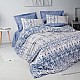 Σετ παπλωματοθήκη Cleo Cotton Box 3 τμχ Μονή (160x220) χρώμα μπλε Σετ παπλωματοθήκη Cleo Cotton Box 3 τμχ Μονή (160x220) χρώμα μπλε
