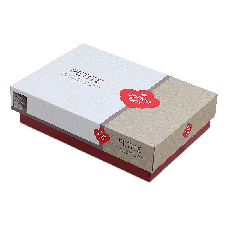 Σετ παπλωματοθήκη Mote Cotton Box 4 τμχ Διπλή (200x220) χρώμα κόκκινο - γκρι Σετ παπλωματοθήκη Mote Cotton Box 4 τμχ Διπλή (200x220) χρώμα κόκκινο - γκρι