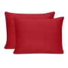 Μαξιλαροθήκες ύπνου Tonne Cotton Box Σετ 2 τμχ χρώμα κόκκινο 50x70εκ.
